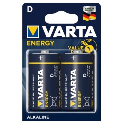 2x Varta Energy LR20 / D Αλκαλικές μπαταρίες.