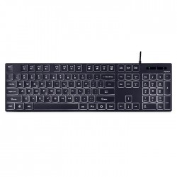 NOD Illuminati Wired keyboard with white LED backlight. 141-0179