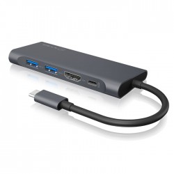 ICY BOX IB-DK4022-CPD USB Type-C DockingStation with integrated cable