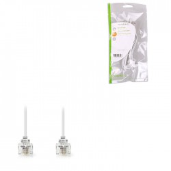 Telecom Cable RJ11 Male - RJ11 Male 2.0 m white