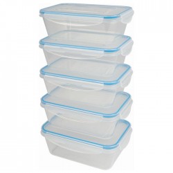 C-FHD 4007 K SET OF 5 PLASTIC FRESH FOOD CONTAINERS