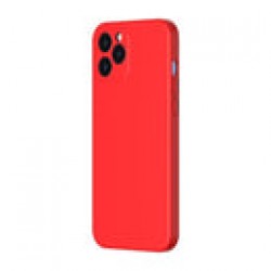 Baseus Liquid Silica Gel Case Flexible gel case iPhone 12 Pro Max Bright red (WIAPIPH67N-YT09)